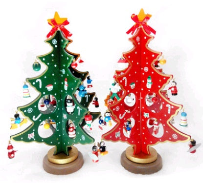 Christmas Decorations Creative Christmas Tree Desktop Decoration Decorations Wood Christmas Tree